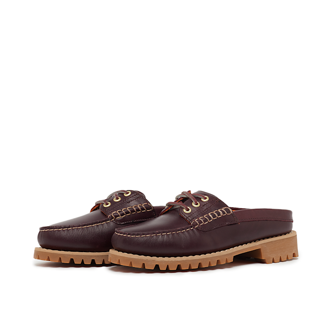 Timberland Vibram 3-Eye Mule Shoe Full Grain rouge 85568 1