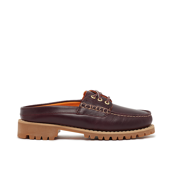 Timberland Vibram 3-Eye Mule Shoe Full Grain rouge 85568 2