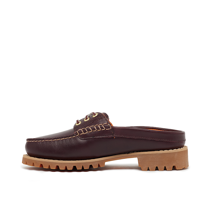 Timberland Vibram 3-Eye Mule Shoe Full Grain rouge 85568 3