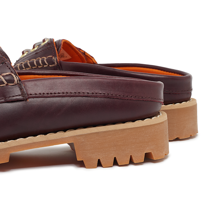 Timberland Vibram 3-Eye Mule Shoe Full Grain rouge 85568 5
