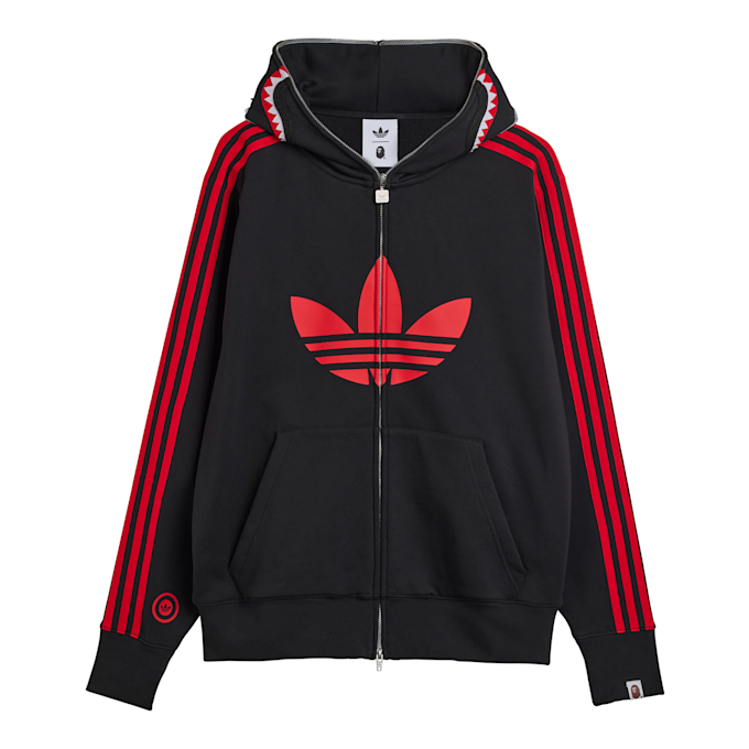 adidas Originals x A Bathing Ape Shark Full Zip Hoodie zwart 87733 1