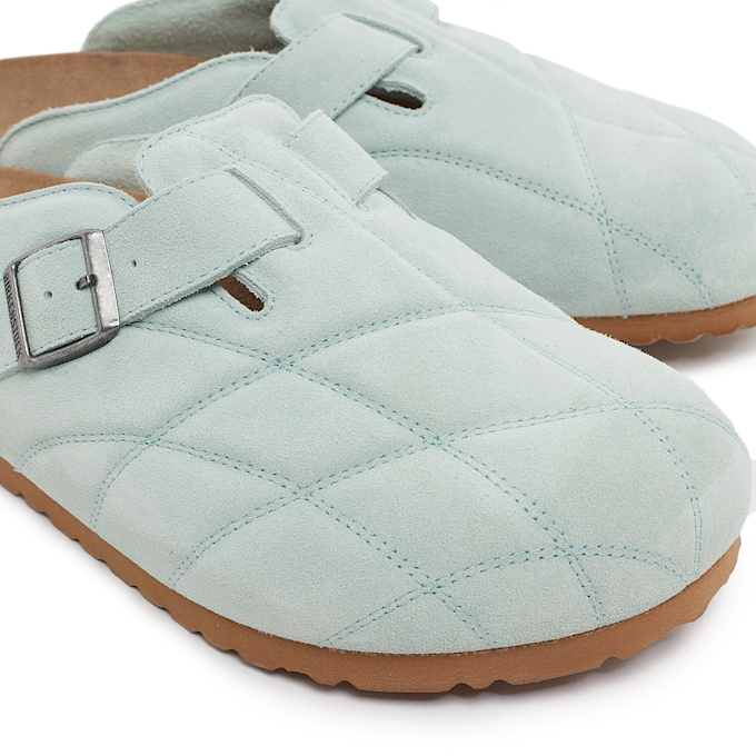 Birkenstock x Jesse Leyva Boston Quilted Leve turquoise 87266 6