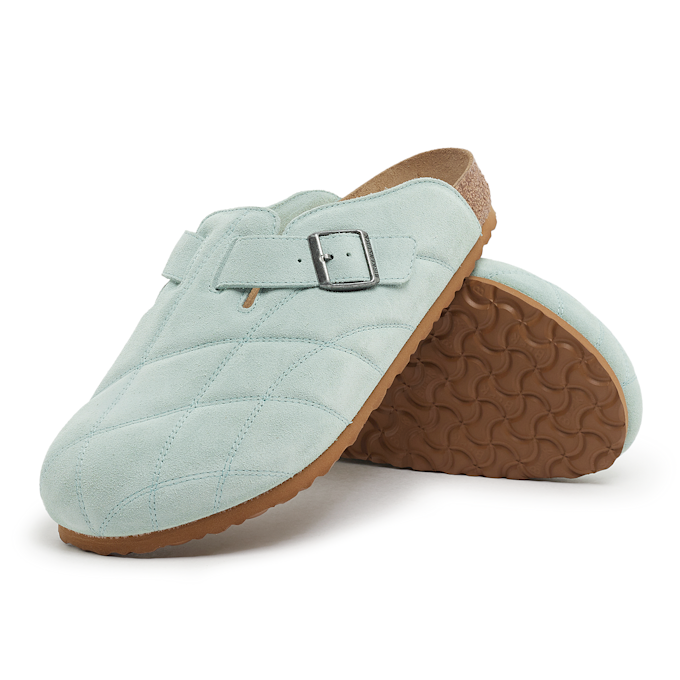 Birkenstock x Jesse Leyva Boston Quilted Leve turquoise 87266 7