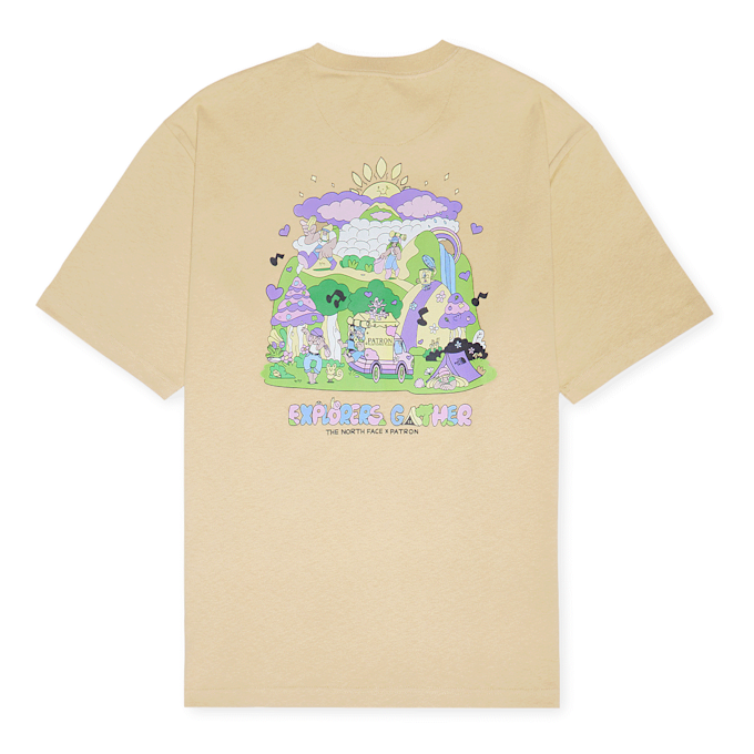 The North Face Mountain Cleanup Oversized T-Shirt beige 90442 1