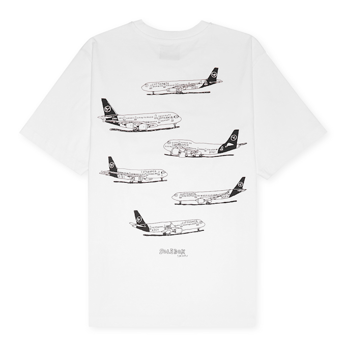 solebox x Lufthansa x Stefan Marx Fleet Tee wit 87273 1