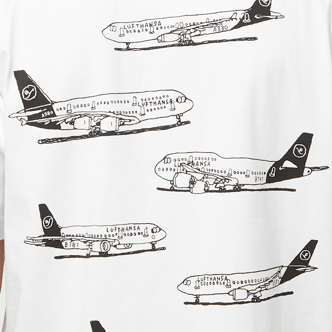 solebox x Lufthansa x Stefan Marx Flotten Tee weiß 87273 6