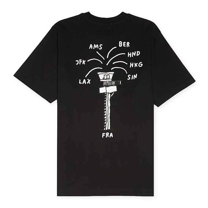 solebox x Lufthansa x Stefan Marx Tower Tee noir 90739 1