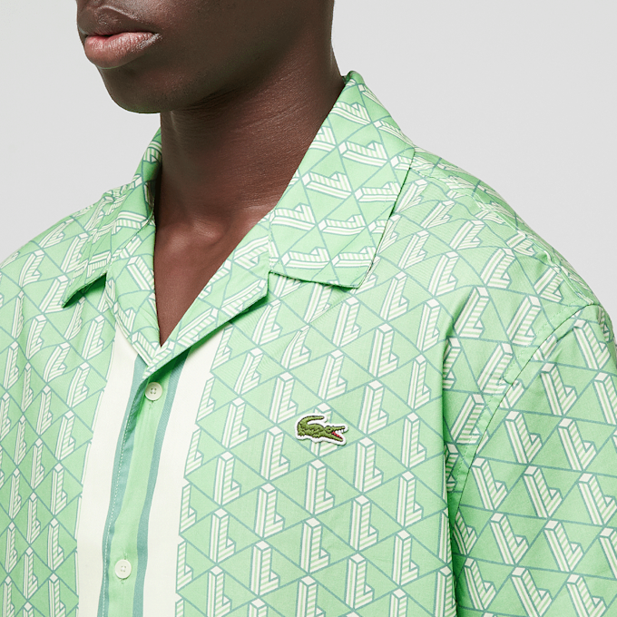Lacoste Monogram Shirt vert 89205 5