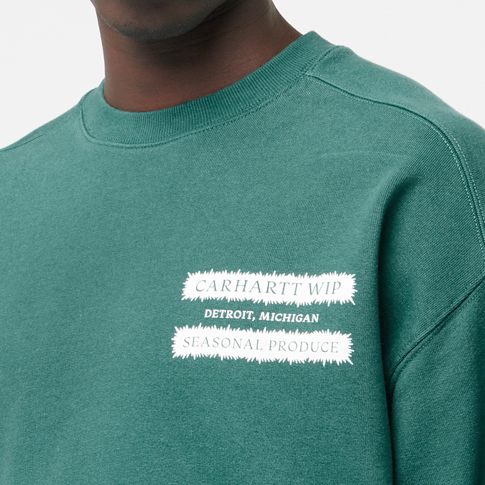 Carhartt WIP Catalogue Sweatshirt grün 89207 5