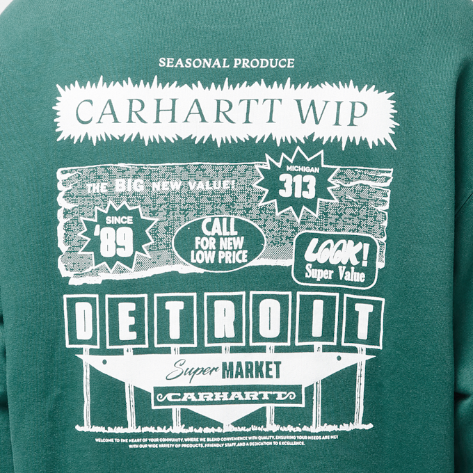 Carhartt WIP Catalogue Sweatshirt grün 89207 6