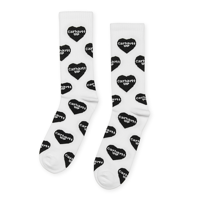 Carhartt WIP Heart Logo Socks white 91014 1