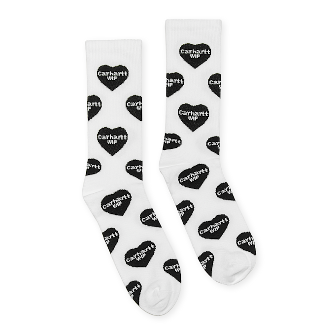 Carhartt WIP Heart Logo Socks white 91014 2