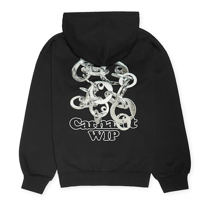 Carhartt WIP Charm Link Hoodie zwart 89212 1