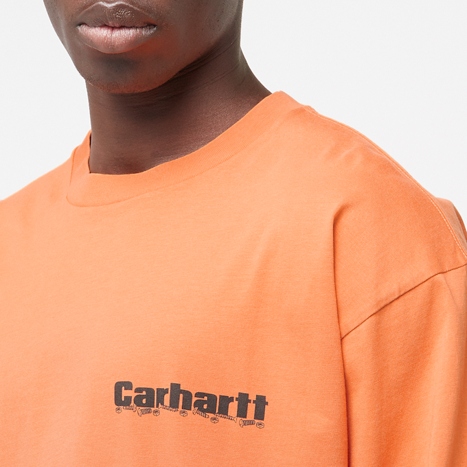 Carhartt WIP Light Work Longsleeve Shirt orange 88439 5