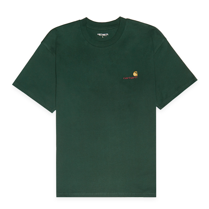 Carhartt WIP American Script T-Shirt grün 88442 1