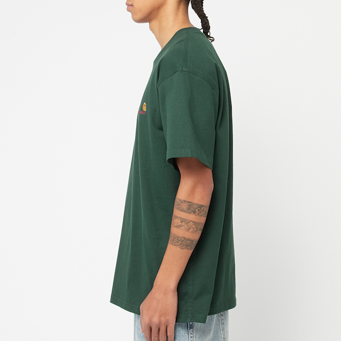 Carhartt WIP American Script T-Shirt grün 88442 3