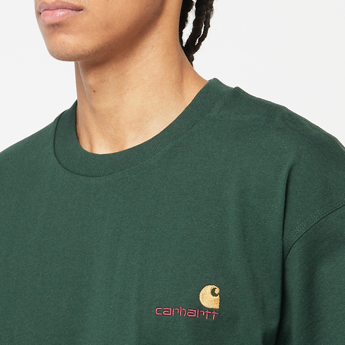 Carhartt WIP American Script T-Shirt grün 88442 5