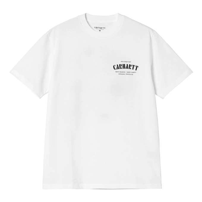 Carhartt WIP Catalogue C Logo T-Shirt weiß 89213 1