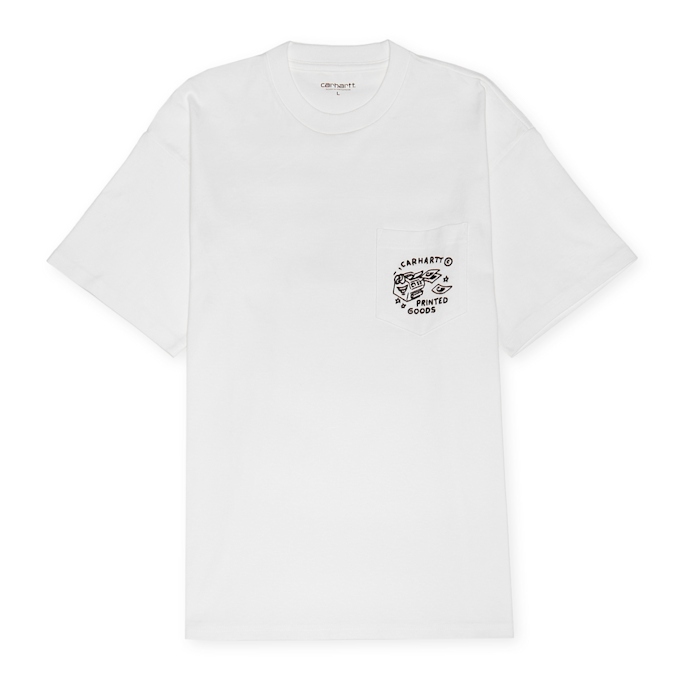 Carhartt WIP S/S Fragments Pocket T-Shirt wit 86065 1