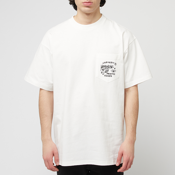 Carhartt WIP S/S Fragments Pocket T-Shirt wit 86065 2