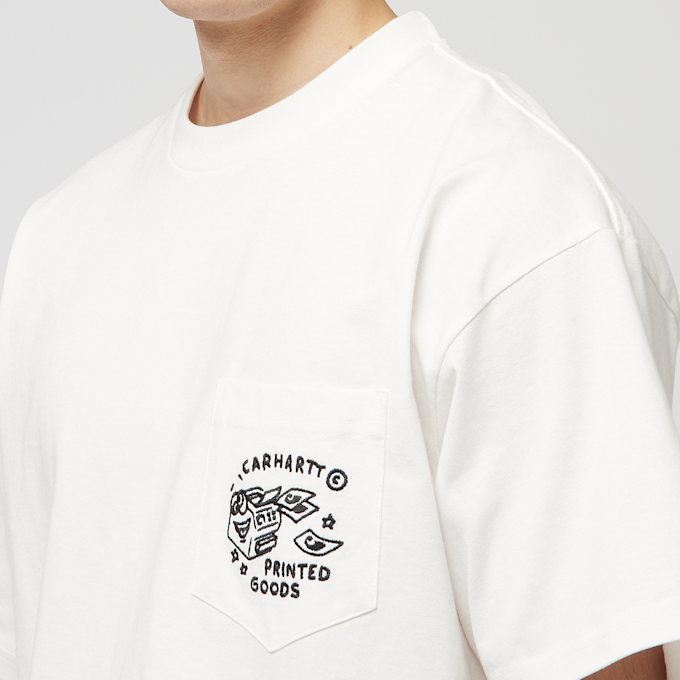 Carhartt WIP S/S Fragments Pocket T-Shirt wit 86065 5