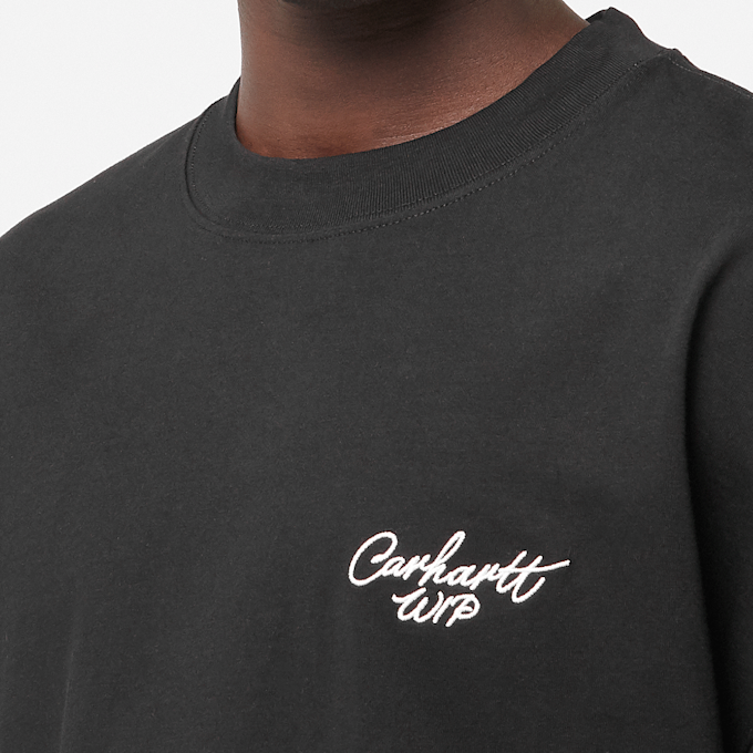 Carhartt WIP S/S Signature Script T-Shirt noir 90824 5