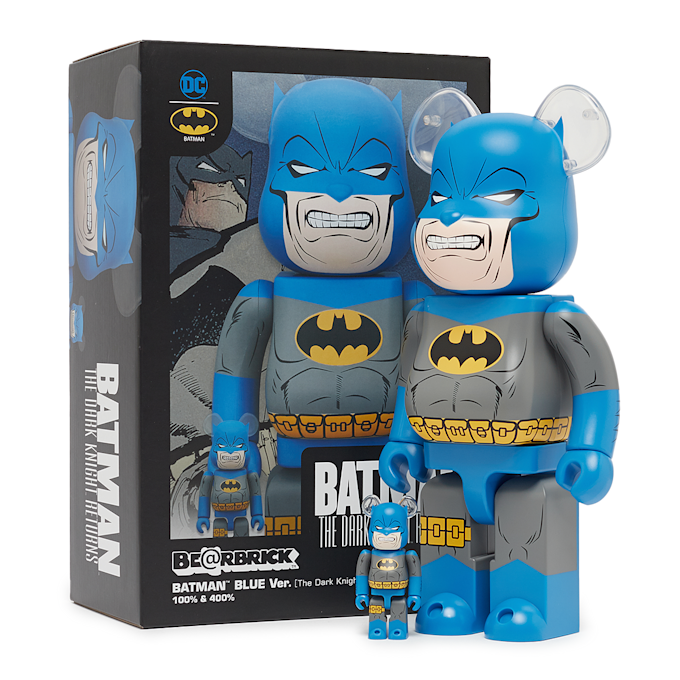 Medicom Bearbrick Batman (TDKR Blue Ver.) 100% & 400% blau 90825 4