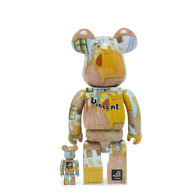 Medicom Bearbrick Van Gogh The Bedroom 100% & 400% multi-colour 90947 3