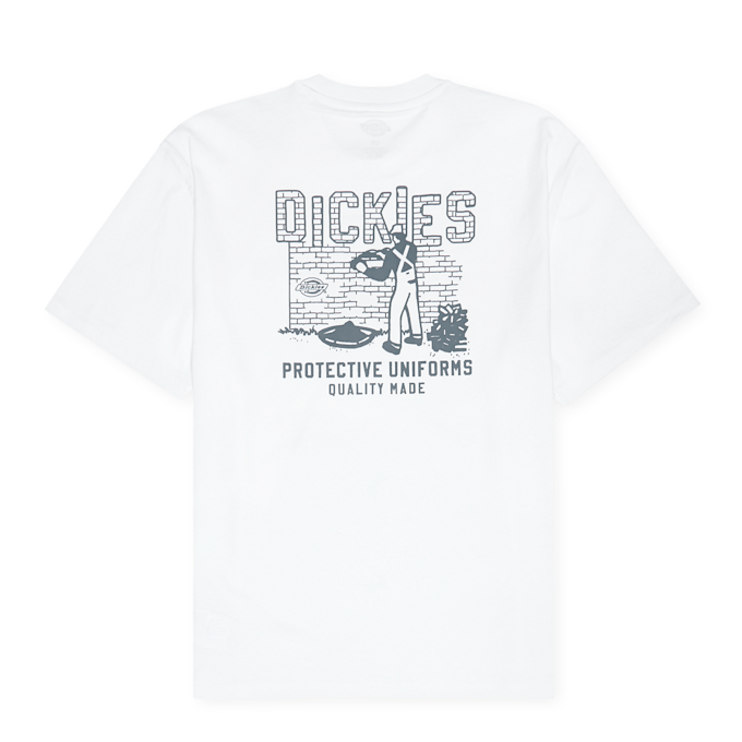 Dickies Bricklane SS Tee white 88757 1