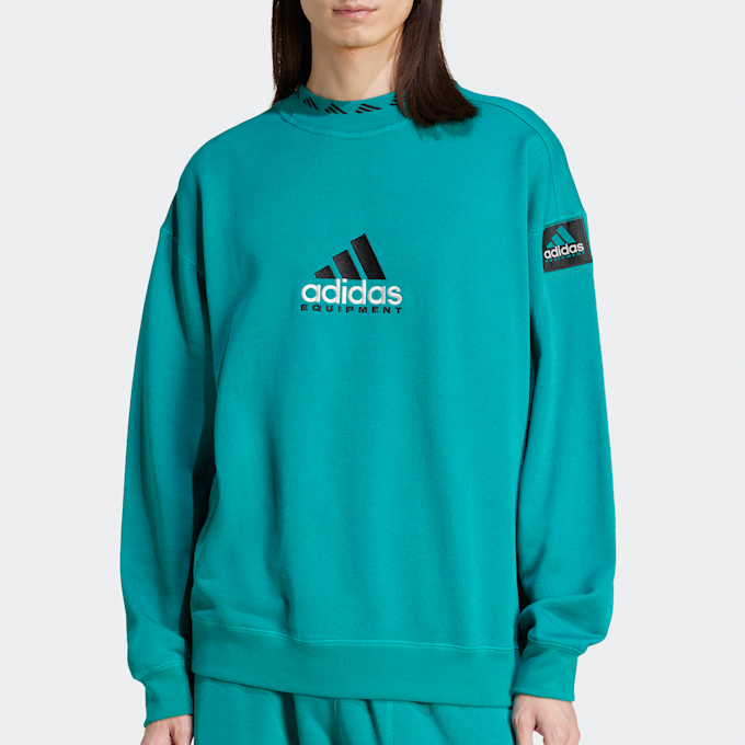 adidas Originals EQT Reflective Crewneck Sweatshirt turquoise 86049 2