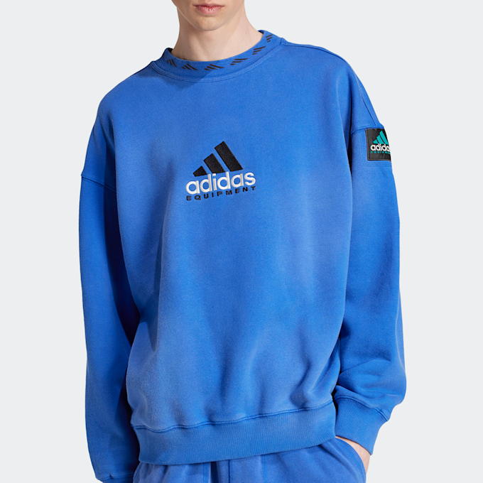 adidas Originals EQT Washed Crew Neck blue 87743 2