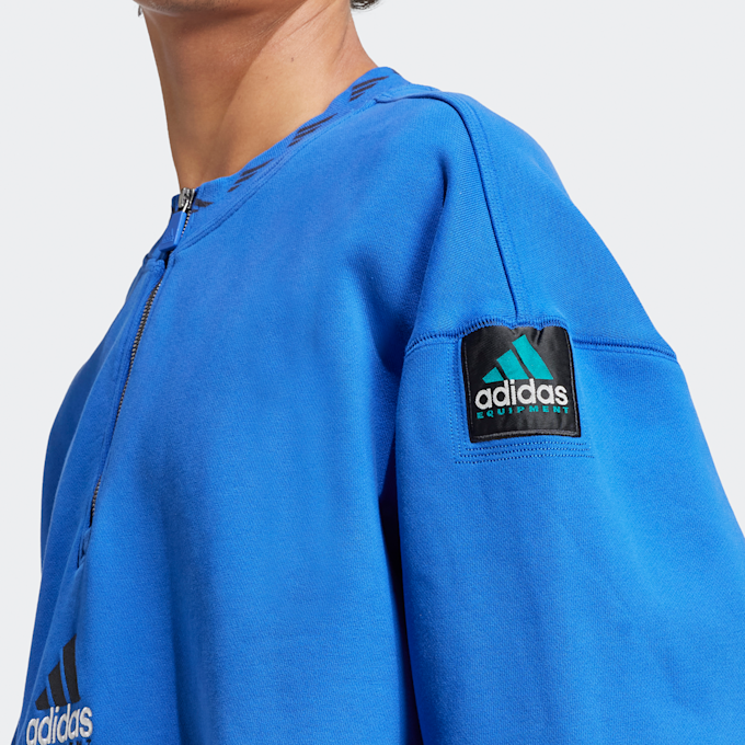 adidas Originals EQT Fleece Halfzip Sweatshirt blauw 87747 5