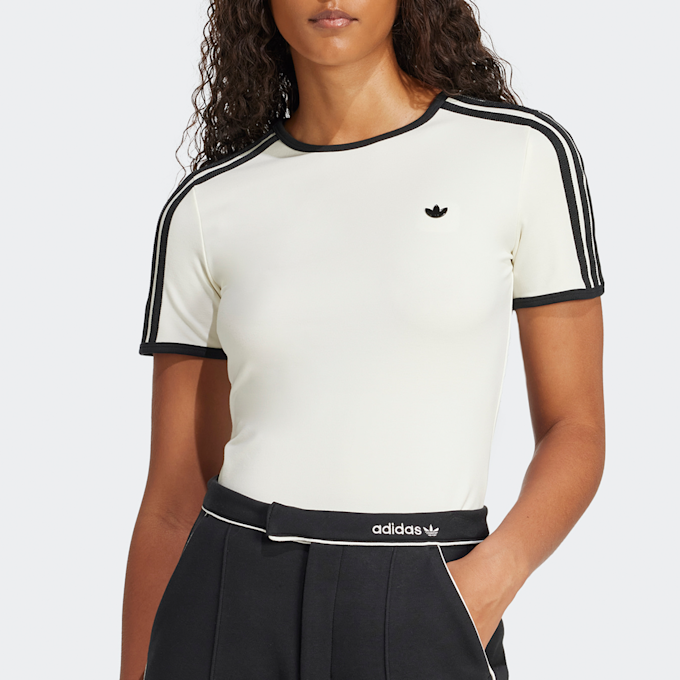 adidas Originals Wmns 3-Stripes Cali Tee white 86369 2