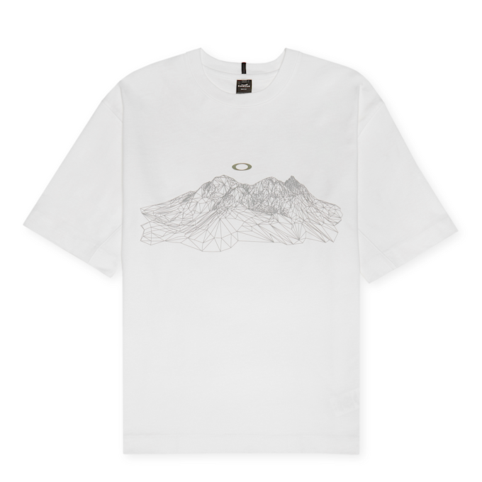 Oakley Wired Mountain Scape Tee weiß 88455 1