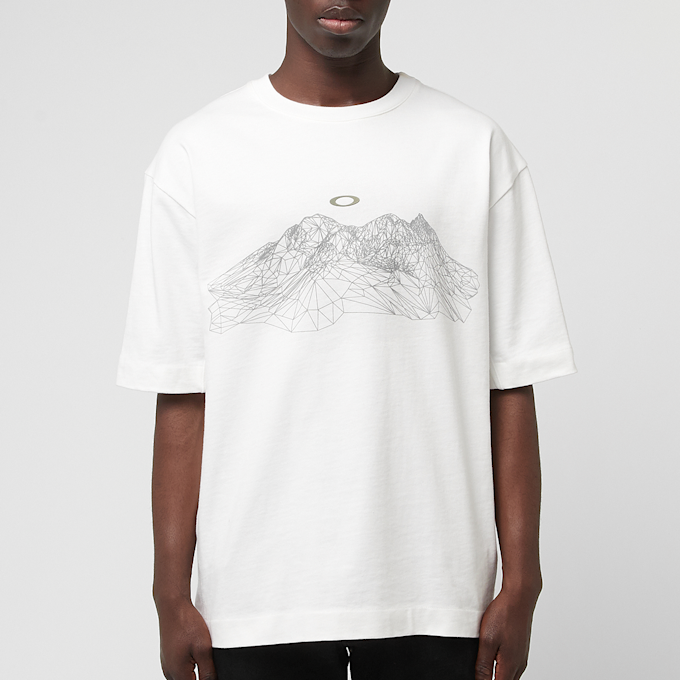 Oakley Wired Mountain Scape Tee white 88455 2