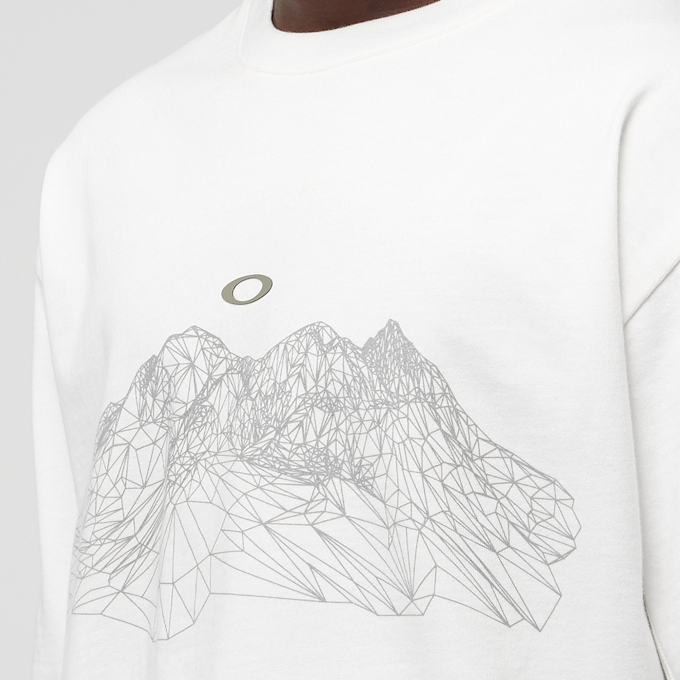Oakley Wired Mountain Scape Tee white 88455 5