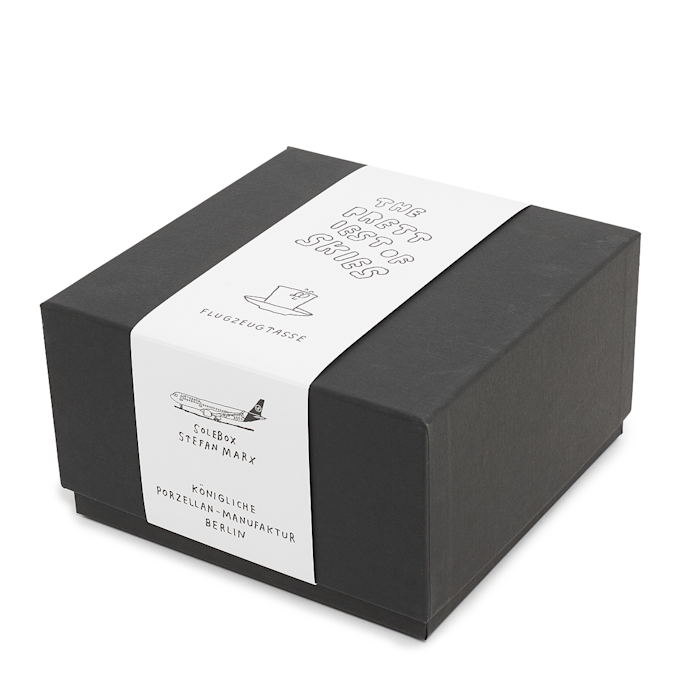 solebox x Lufthansa x Stefan Marx x KPM Flugzeugtasse weiß 87494 5