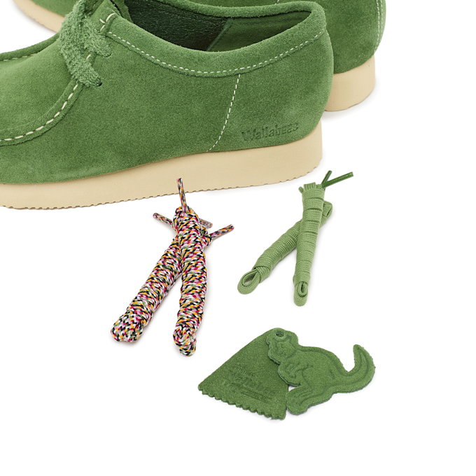 Clarks Wallabee Buckle vert 89729 7