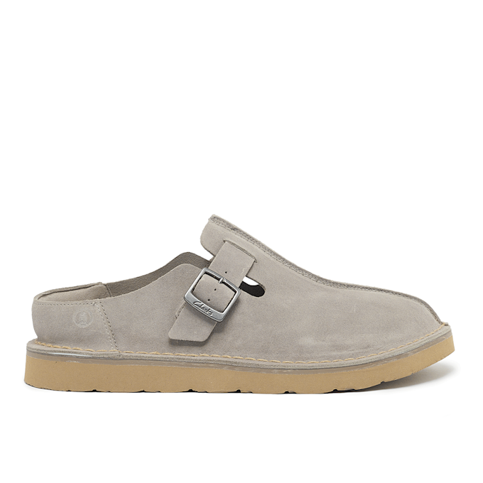 Clarks Solsbury Mule grey suede grau 85615 2