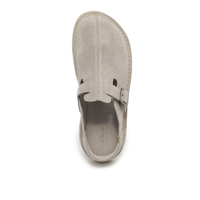 Clarks Solsbury Mule grey suede grau 85615 4