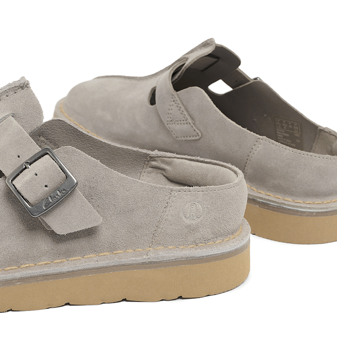 Clarks Solsbury Mule grey suede grey 85615 7