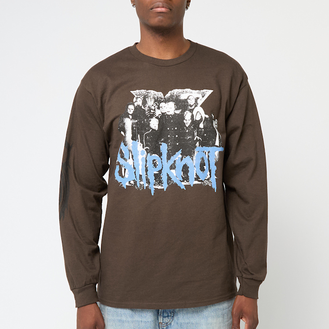 Pleasures x Slipknot Compass Long Sleeve brun 87748 2