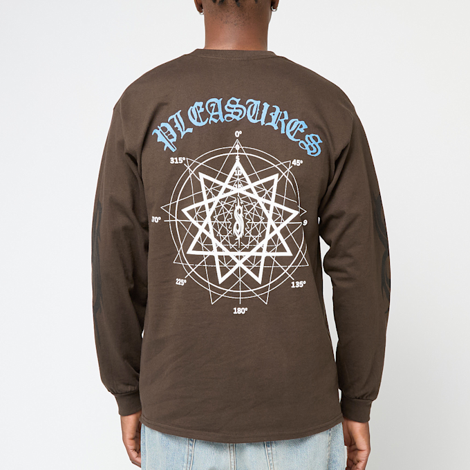 Pleasures x Slipknot Compass Long Sleeve brun 87748 4