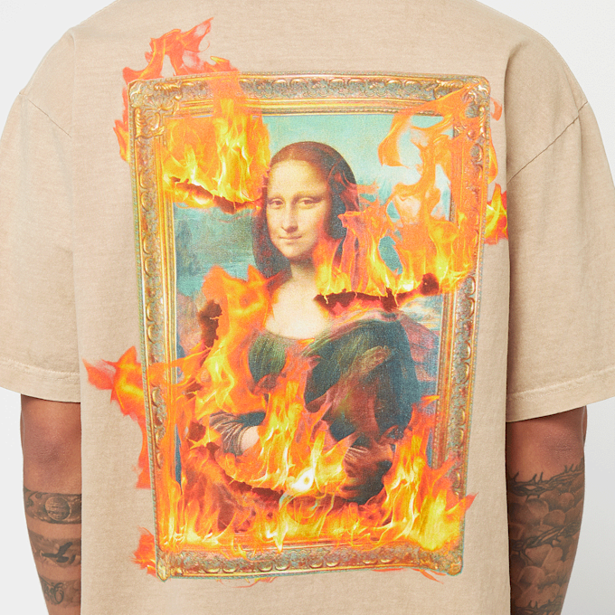 Pleasures Burn Again T-Shirt beige 87765 6