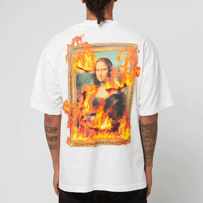 Pleasures Burn Again T-Shirt weiß 90963 4