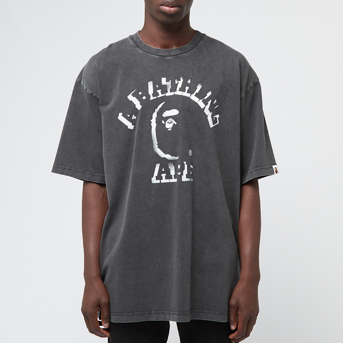 A Bathing Ape Garment Dye Spray Print College Relaxed Fit Tee grau 86323 2