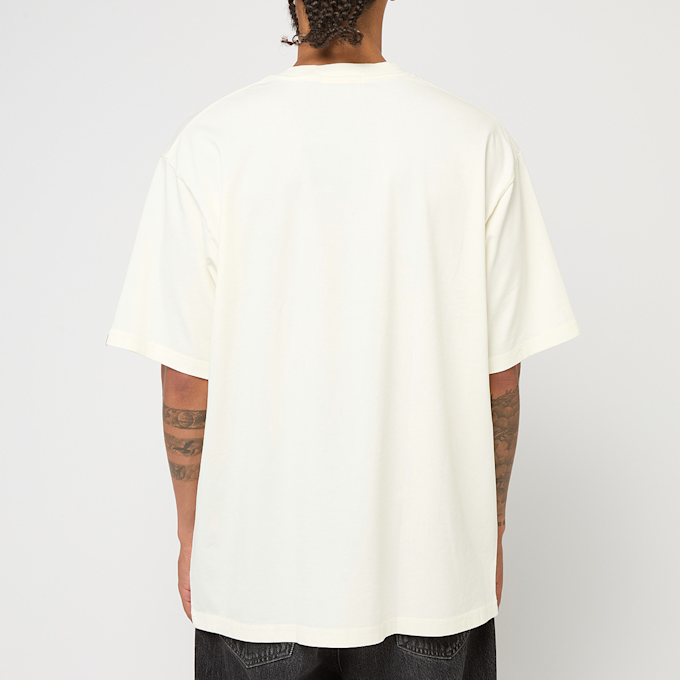 A Bathing Ape Heavy Washed Logo Relaxed Fit Tee ivory yellow 86324 4