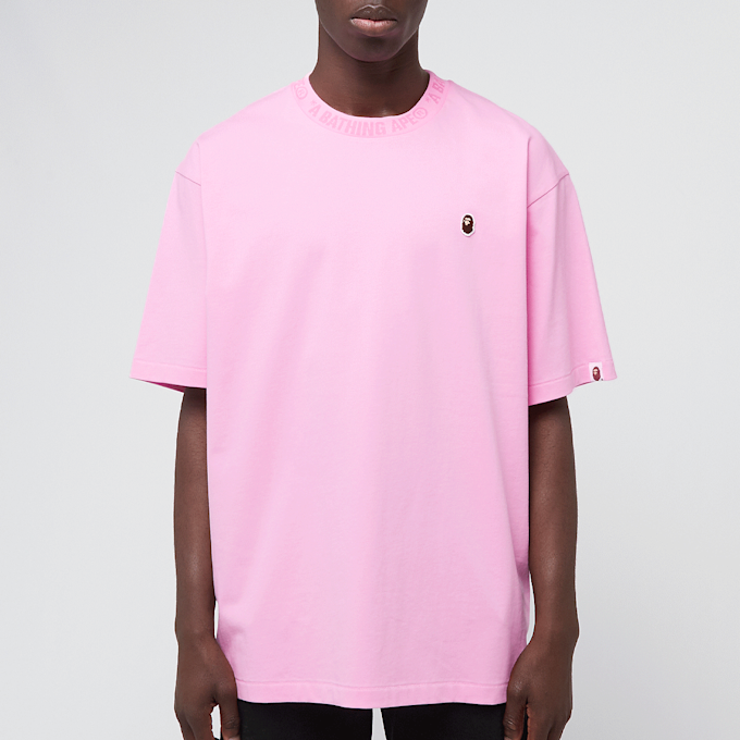 A Bathing Ape One Point Relaxed Fit Tee lichtroze 86326 2