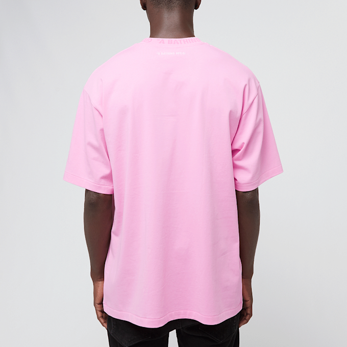 A Bathing Ape One Point Relaxed Fit Tee lichtroze 86326 4