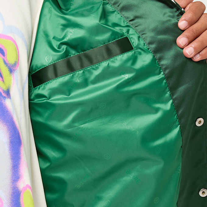 A Bathing Ape Baseball Varsity Jacket green 88773 6
